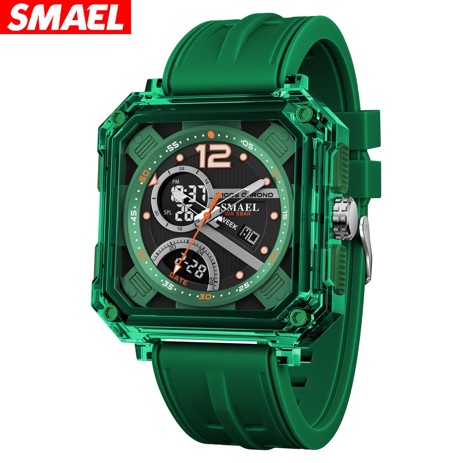 Fashion Trend Men S Electronic Watch, Detail Function Design Accurate Time Student Watch зелений
Fashion Trend Men S Electronic Watch, Detail Function Design Accurate Time Student Watch зелений