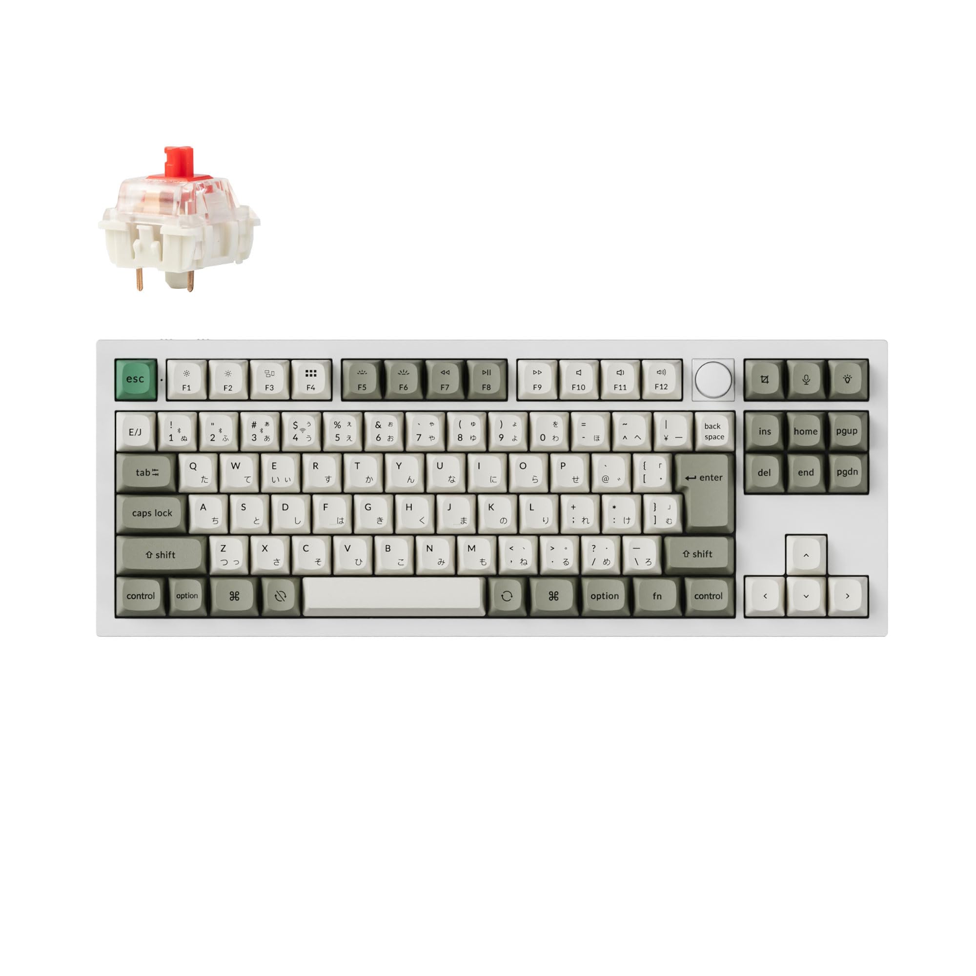 Keychron Q3 Max Wireless Custom Mechanical JIS RGB Hot Swap Compatible Gateron Jupiter Mechanical Windows Compatible Gateron Jupiter Mechanical Red
Keychron Q3 Max Wireless Custom Mechanical JIS RGB Hot Swap Compatible Gateron Jupiter Mechanical Windows Compatible Gateron Jupiter Mechanical Red