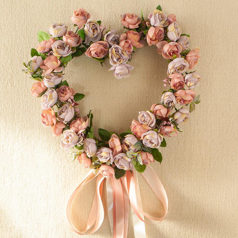 Декоративный цветок, имитация шелкового цветка, искусственный цветок, шелковая ткань, гирлянда из роз в форме любви, украшение на дверь, дверное кольцо, украшение для дома фиолетовый
Декоративный цветок, имитация шелкового цветка, искусственный цветок, шелковая ткань, гирлянда из роз в форме любви, украшение на дверь, дверное кольцо, украшение для дома фиолетовый