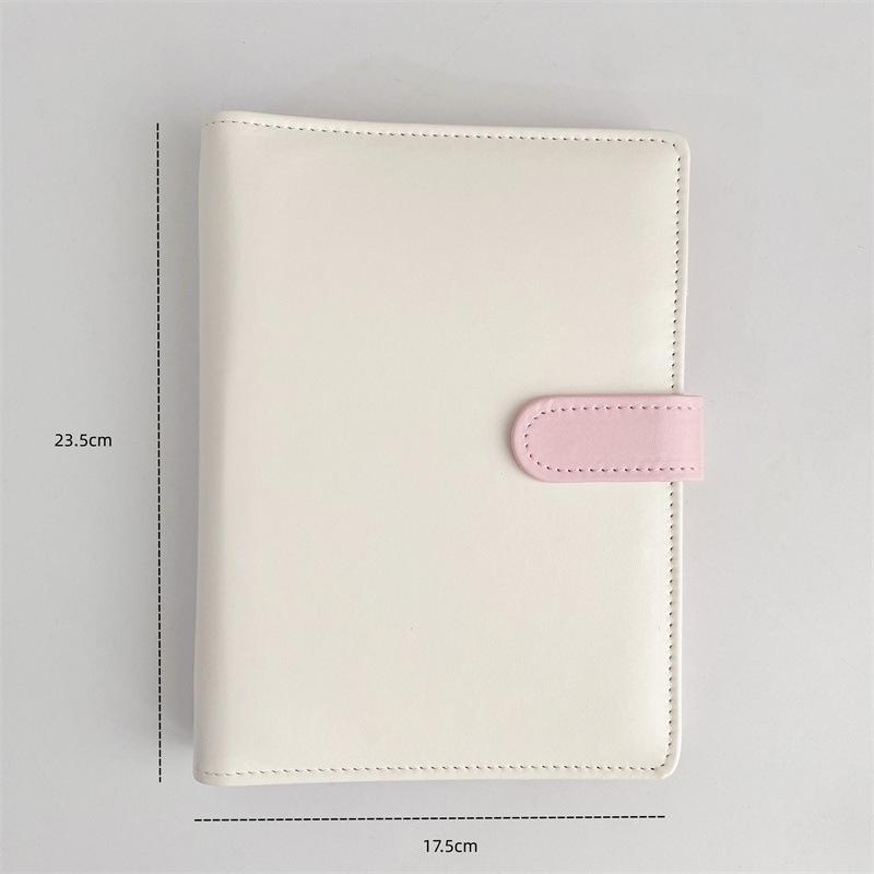 Блокнот-планировщик на кольцах формата А5 из однотонной макаронной ПУ-кожи - Простой деловой стиль
Блокнот-планировщик на кольцах формата А5 из однотонной макаронной ПУ-кожи - Простой деловой стиль