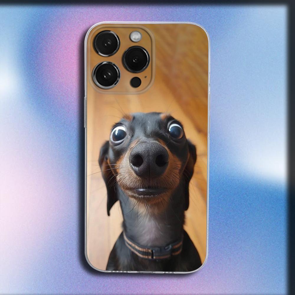Funny Dachshund Dog Pet Phone Case For iPhone 16,15,14,13,12,11 Plus,Pro,Max,XR,XS,X,Plus,SE,Mini Transparent Soft Cover iPhoneXSMAX
Funny Dachshund Dog Pet Phone Case For iPhone 16,15,14,13,12,11 Plus,Pro,Max,XR,XS,X,Plus,SE,Mini Transparent Soft Cover iPhoneXSMAX