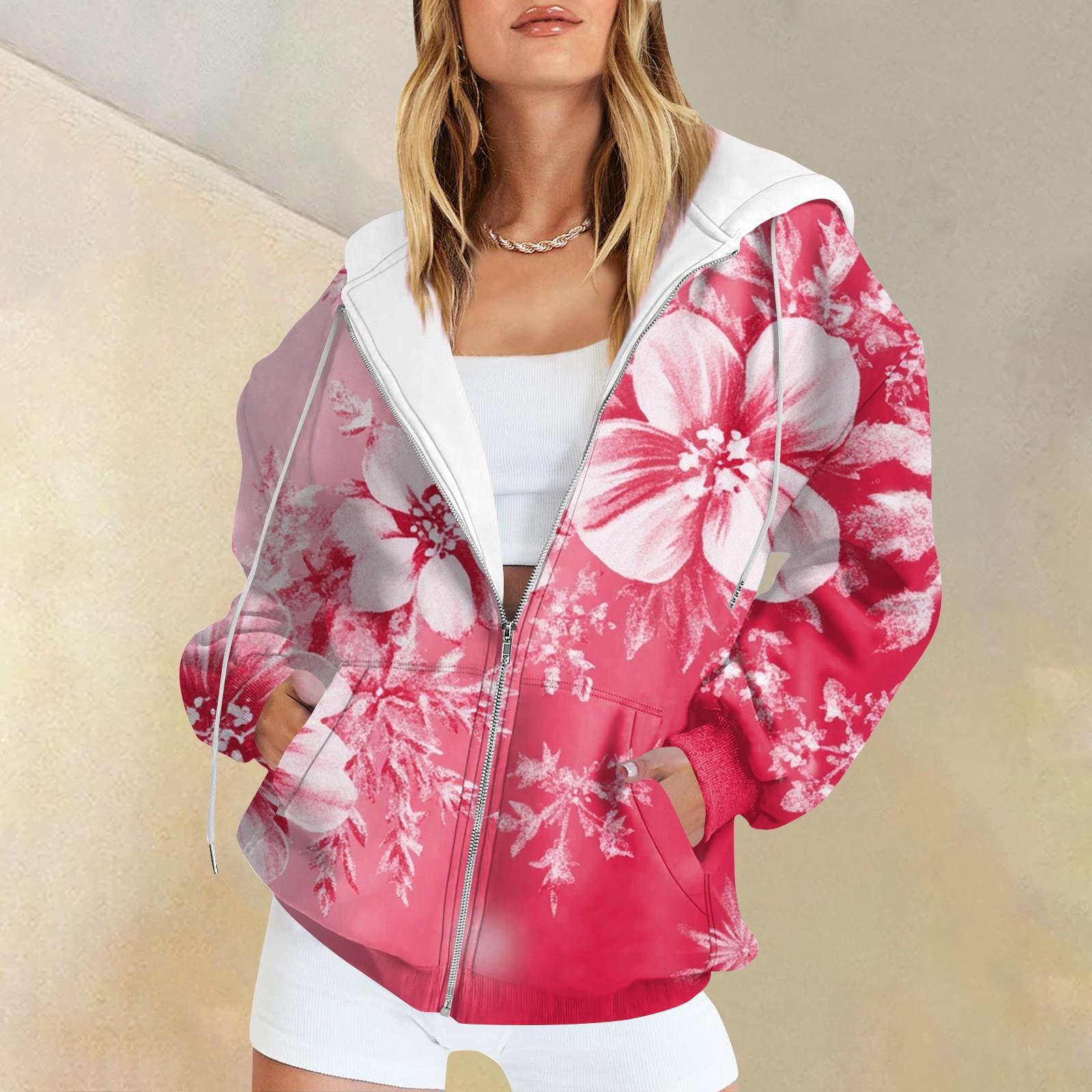 Женские повседневные модные пуловеры с длинными рукавами и принтом, толстовки на молнии, пальто M розовый
Женские повседневные модные пуловеры с длинными рукавами и принтом, толстовки на молнии, пальто M розовый