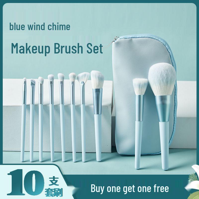 10-Piece Bluebell Brush Set: Super Soft Bristles, Includes Pointillism and Eyeshadow Brushes for Beginners
10-Piece Bluebell Brush Set: Super Soft Bristles, Includes Pointillism and Eyeshadow Brushes for Beginners