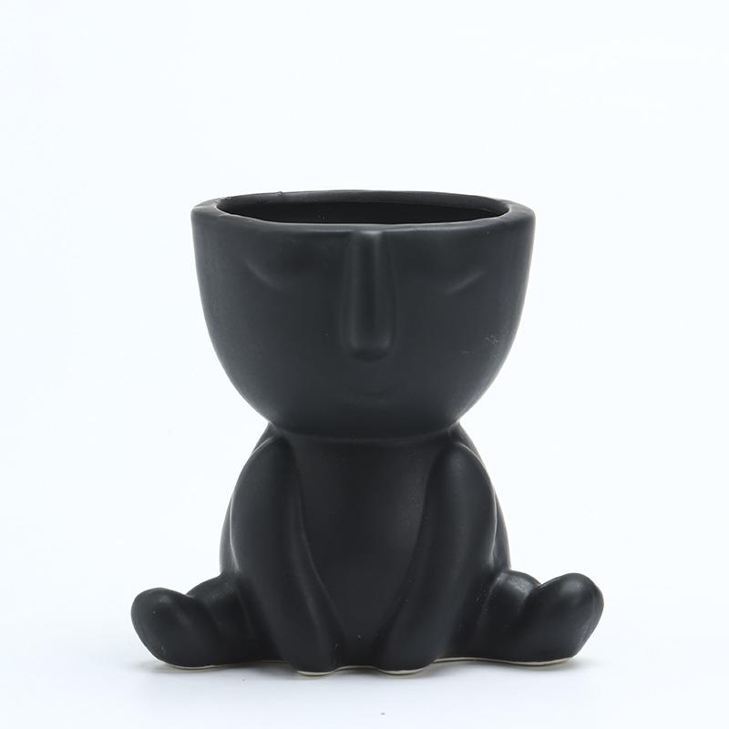 Абстрактная фигура Керамический цветочный горшок Растение Суккулентный горшок Черный Белый Ваза в виде человеческой головы Настольное украшение Лицо в горшке Домашний декор
Абстрактная фигура Керамический цветочный горшок Растение Суккулентный горшок Черный Белый Ваза в виде человеческой головы Настольное украшение Лицо в горшке Домашний декор