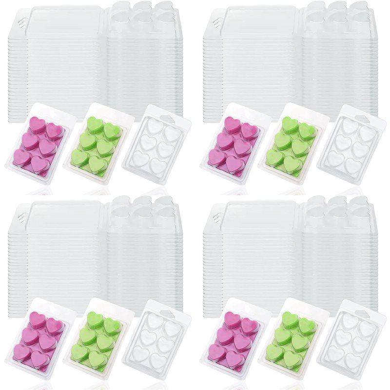 120 Packs Wax Melt Clamshells Molds,Wax Melt Clamshells Wax Melt Love Heart Tray Containers
120 Packs Wax Melt Clamshells Molds,Wax Melt Clamshells Wax Melt Love Heart Tray Containers