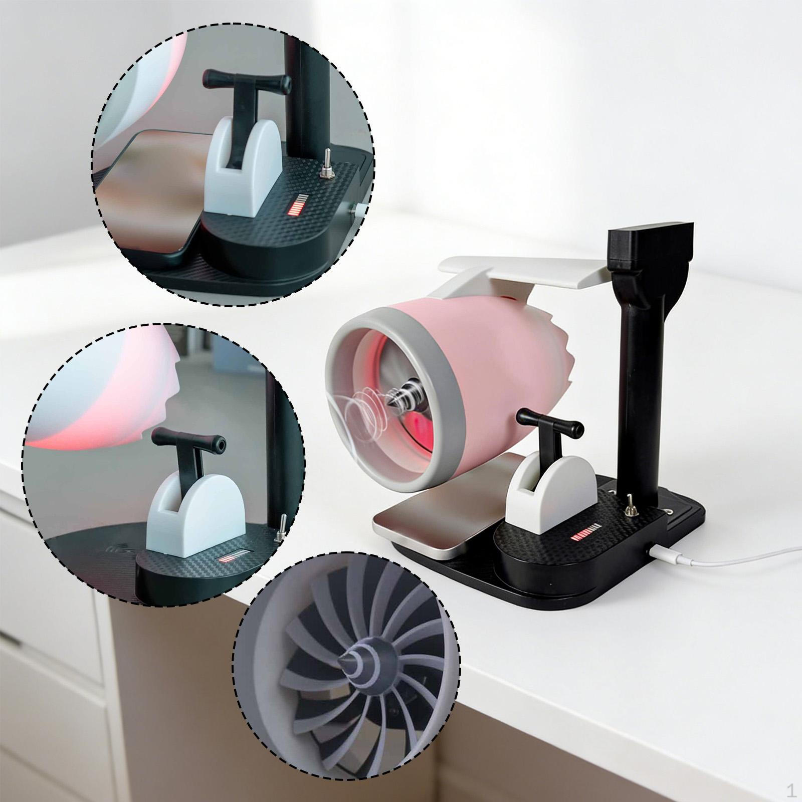 Fan with Decorative LED And Creative Jet, Ideal As A Gift. Red Lights
Fan with Decorative LED And Creative Jet, Ideal As A Gift. Red Lights