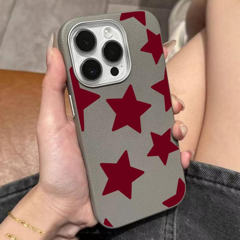 Red Star Lychee Pattern Soft Phone Case For iPhone 17 16 15 Pro Max 14 13 12 11 XS X XR 7 8 Plus 16E Air Shockproof Bumper Cover iPhone SE (2020)
Red Star Lychee Pattern Soft Phone Case For iPhone 17 16 15 Pro Max 14 13 12 11 XS X XR 7 8 Plus 16E Air Shockproof Bumper Cover iPhone SE (2020)