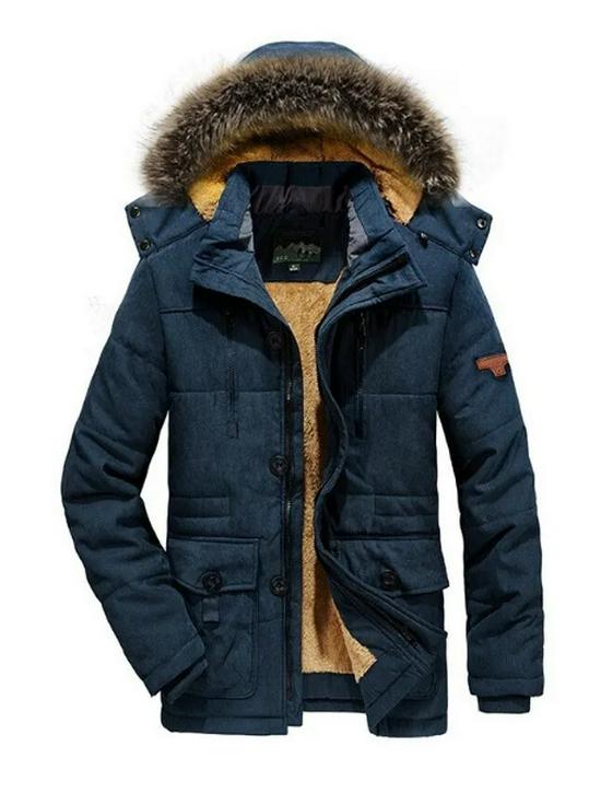 Men s Medium-Long Hooded Winter Jacket - Thick, Warm, Cotton Padded, Plus Size for Middle-Aged & Elderly Medium
Men s Medium-Long Hooded Winter Jacket - Thick, Warm, Cotton Padded, Plus Size for Middle-Aged & Elderly Medium