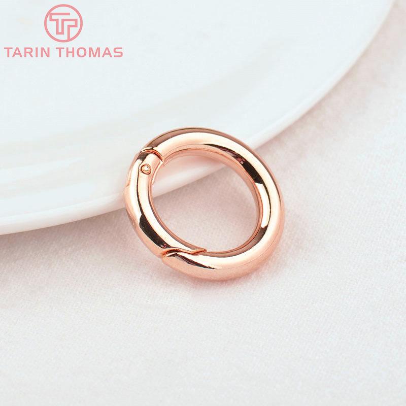 (3293)4PCS 15MM 20MM 24K Gold Color Brass Round Connector Clasps for Charms Pendants High Quality DIY Jewelry Making Findings 30MM
(3293)4PCS 15MM 20MM 24K Gold Color Brass Round Connector Clasps for Charms Pendants High Quality DIY Jewelry Making Findings 30MM