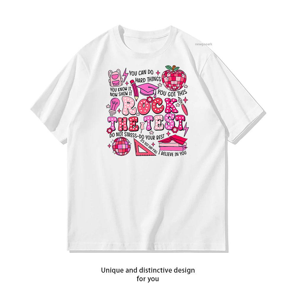 Empower Your Test Day cotton T shirt Unisex Adult couple streetwealtops tee Short sleev Casual S
Empower Your Test Day cotton T shirt Unisex Adult couple streetwealtops tee Short sleev Casual S