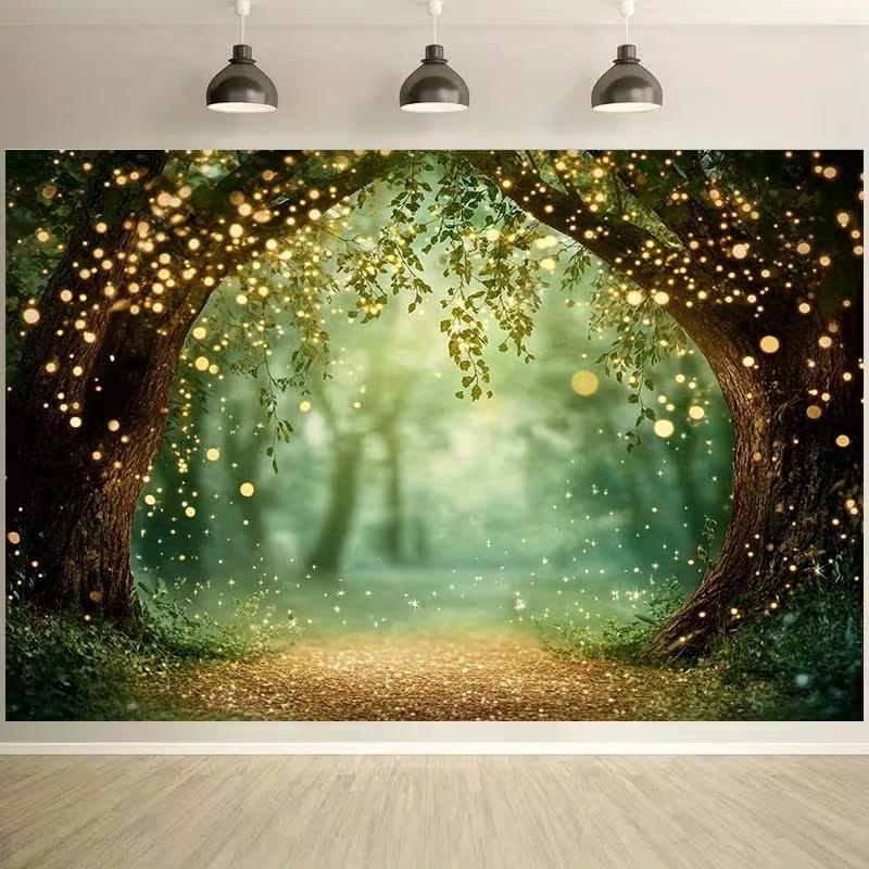 2D Magical Forest Backdrop Firefly Light Birthday Party Photography Background 47.2x31.5inch/120*80cm
2D Magical Forest Backdrop Firefly Light Birthday Party Photography Background 47.2x31.5inch/120*80cm