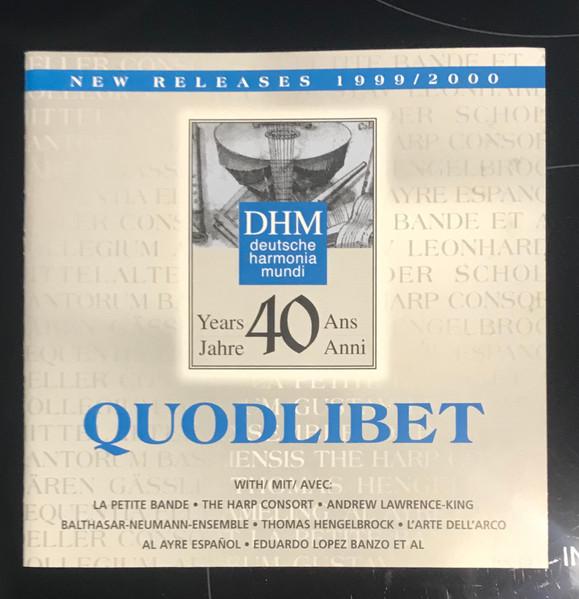 CD VARIOUS - Quodlibet 1999-2000 05472779002 Harmonia Mundi 1999 Germany Soul/Funk Used
CD VARIOUS - Quodlibet 1999-2000 05472779002 Harmonia Mundi 1999 Germany Soul/Funk Used