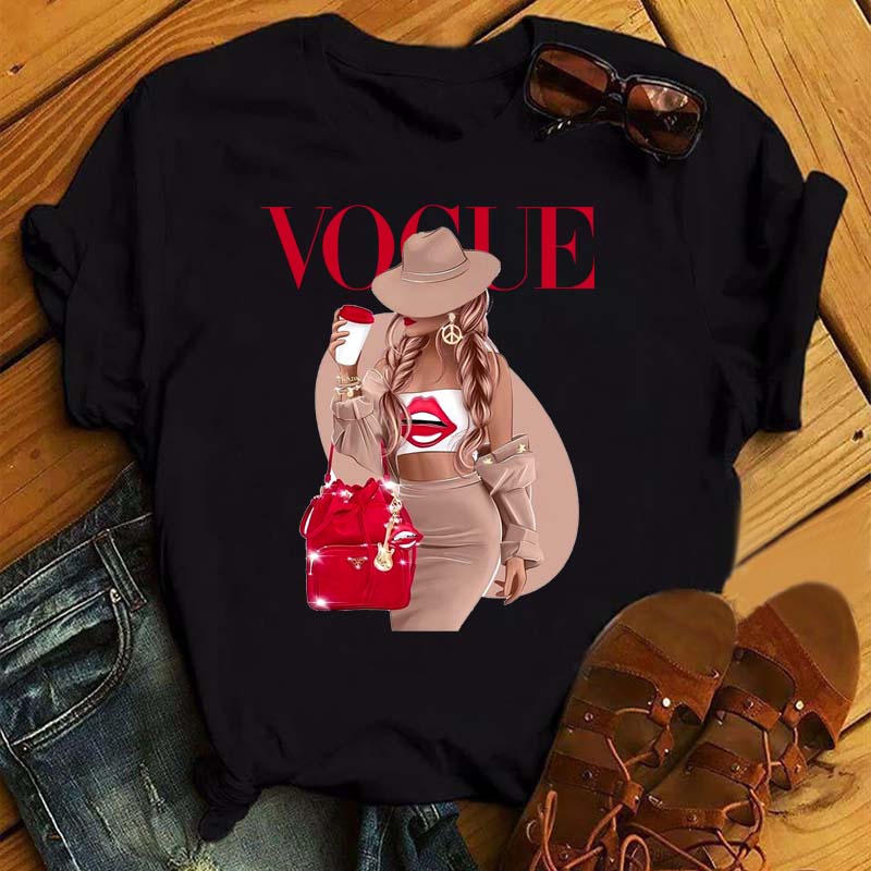 Fashion Summer Tops T Shirt Women Tshirt Vogue Tshirt Graphic Tee Cute Women T-shirt Female Tee Shirt 90s Girls Tees 3XL чорний
Fashion Summer Tops T Shirt Women Tshirt Vogue Tshirt Graphic Tee Cute Women T-shirt Female Tee Shirt 90s Girls Tees 3XL чорний