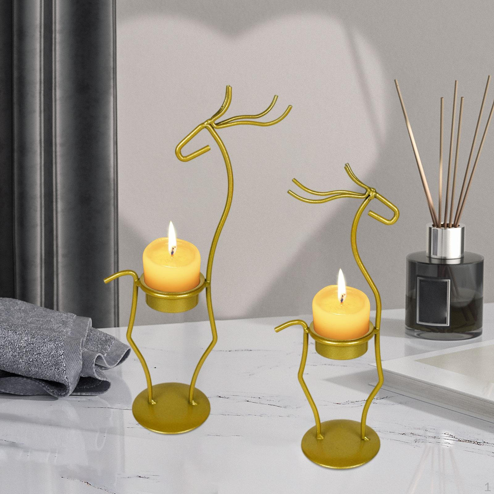 Металлические подсвечники в форме оленя, декоративная палочка для свадьбы
Металлические подсвечники в форме оленя, декоративная палочка для свадьбы