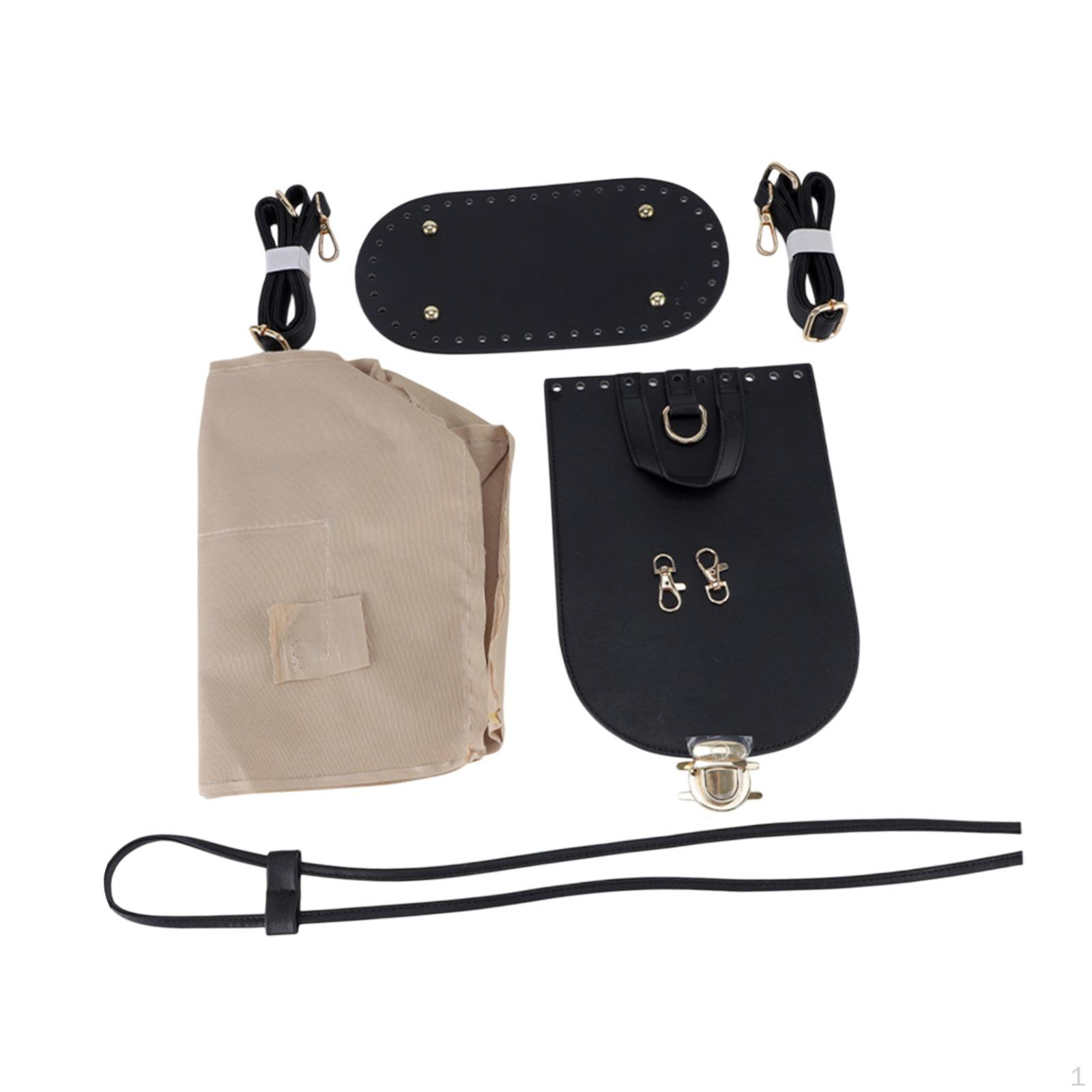 Набор для самостоятельного вязания крючком сумки из искусственной кожи на плечо чёрный
Набор для самостоятельного вязания крючком сумки из искусственной кожи на плечо чёрный