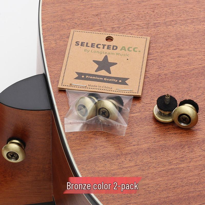 Non-Slip Bronze Guitar Strap Buckle for Electric Guitars and Ukuleles 2 pieces
Non-Slip Bronze Guitar Strap Buckle for Electric Guitars and Ukuleles 2 pieces