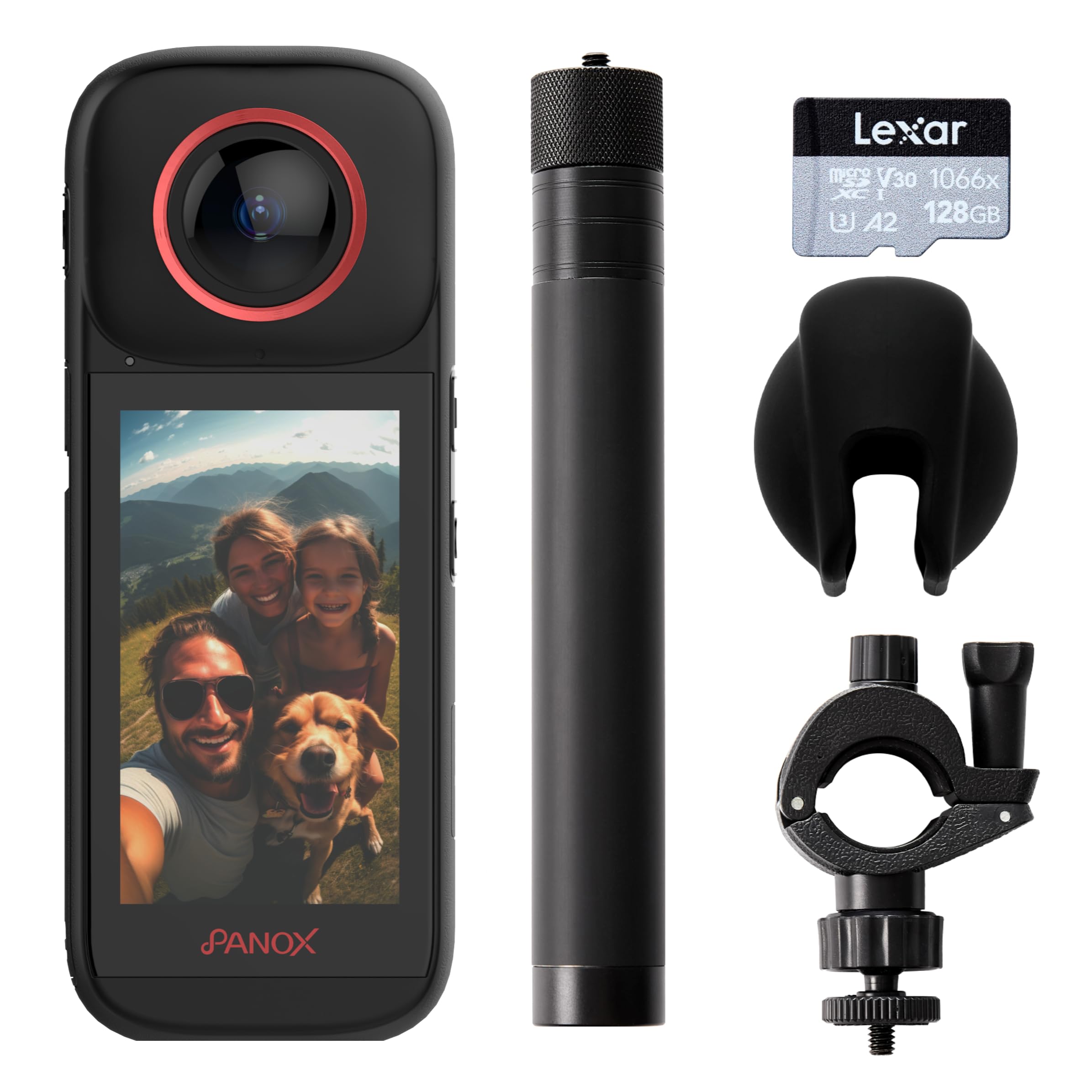 PANOX V3 360 Degree Camera for Motorcycles 8K Waterproof Action Camera with HUD Display 72MP Photos Split Screen Shooting Editing Emergency Recording чорний
PANOX V3 360 Degree Camera for Motorcycles 8K Waterproof Action Camera with HUD Display 72MP Photos Split Screen Shooting Editing Emergency Recording чорний