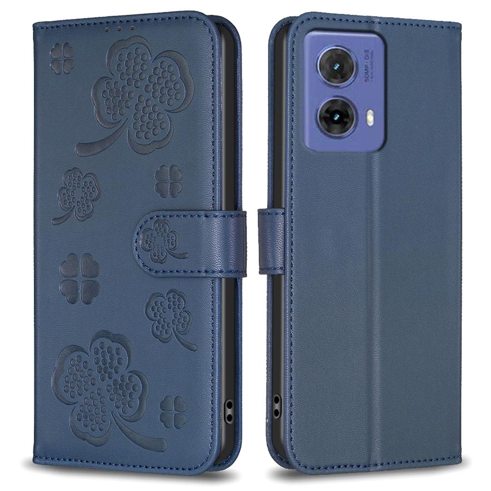 For Motorola Moto G85 5G/S50 Neo 5G Case Clover Pattern PU Leather Wallet Phone Cover Blue
For Motorola Moto G85 5G/S50 Neo 5G Case Clover Pattern PU Leather Wallet Phone Cover Blue