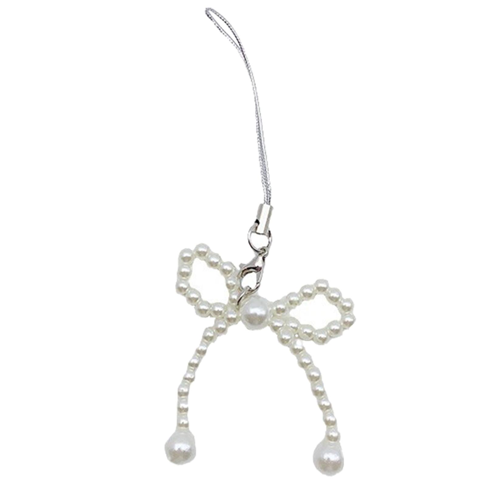 Delicate Beaded Pendant Keychain Fashionable Bowknot Phone Straps Chain Ornament Cute Phone Chain Pendant Accessory T1
Delicate Beaded Pendant Keychain Fashionable Bowknot Phone Straps Chain Ornament Cute Phone Chain Pendant Accessory T1