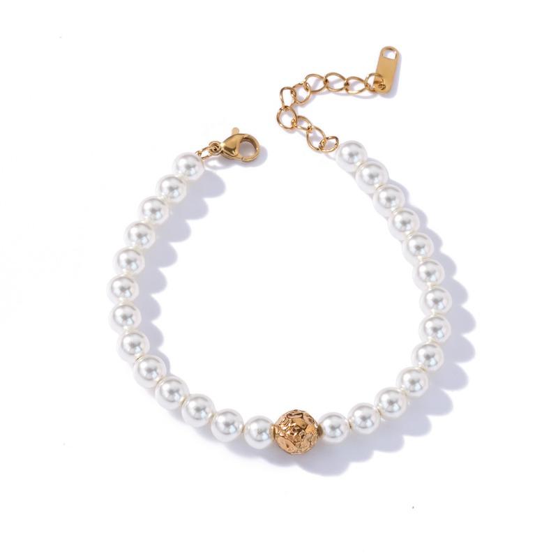 Ювелирные изделия Браслет из нержавеющей стали с жемчугом Высококлассные ювелирные изделия Наборный браслет из титановой стали Не выцветающий браслет Женский
Ювелирные изделия Браслет из нержавеющей стали с жемчугом Высококлассные ювелирные изделия Наборный браслет из титановой стали Не выцветающий браслет Женский