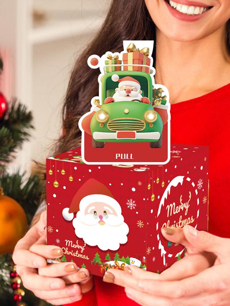 Christmas Money Dispenser Cash Gift Pull Money Box Fun Christmas Boxes With 50 Pieces Transparent Bags Home Decorations CN
Christmas Money Dispenser Cash Gift Pull Money Box Fun Christmas Boxes With 50 Pieces Transparent Bags Home Decorations CN