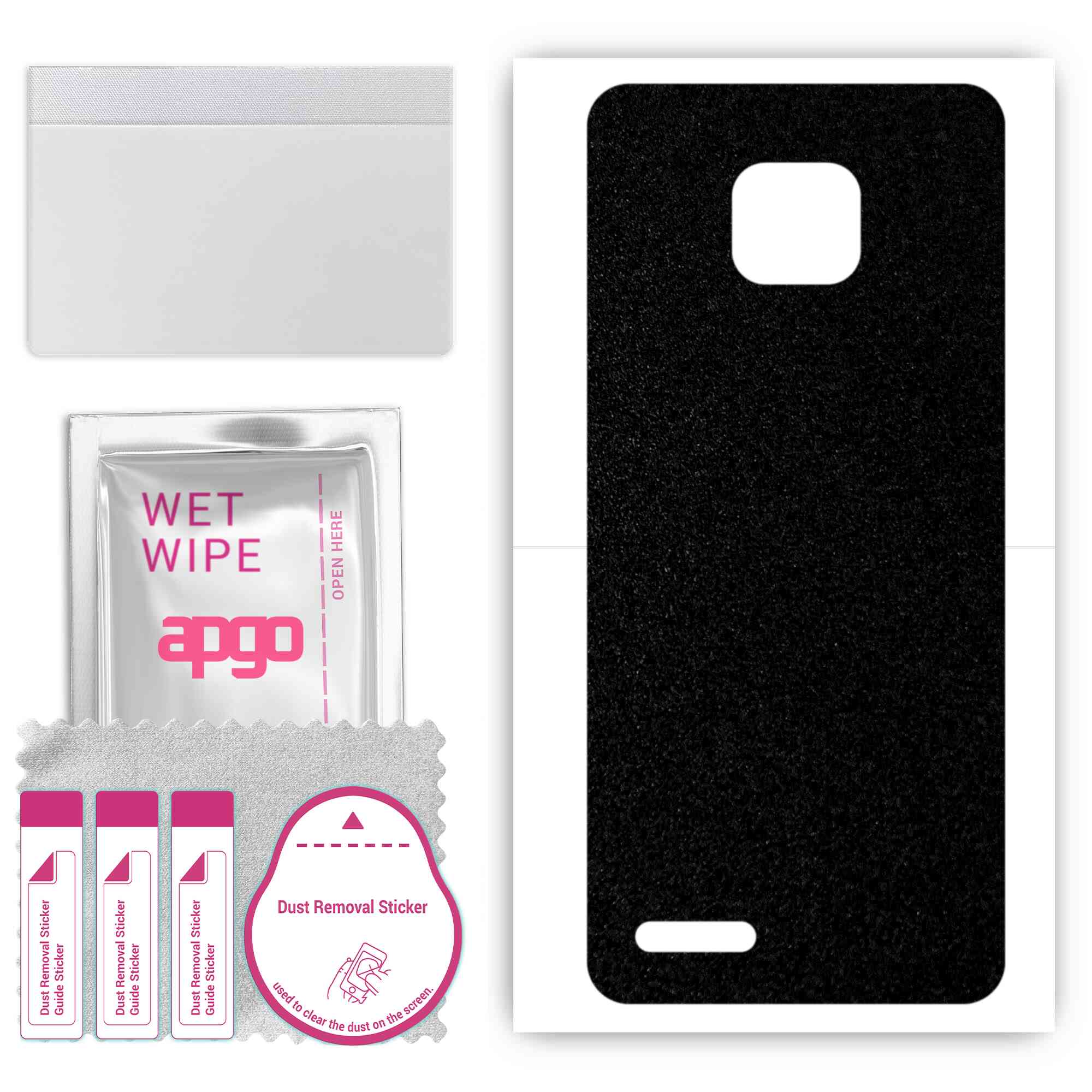 apgo Protective Skin Sticker for the back compatible with Ulefone Note 7T, Wrap Film, Foil, Vinyl - Pattern Matte Black
apgo Protective Skin Sticker for the back compatible with Ulefone Note 7T, Wrap Film, Foil, Vinyl - Pattern Matte Black