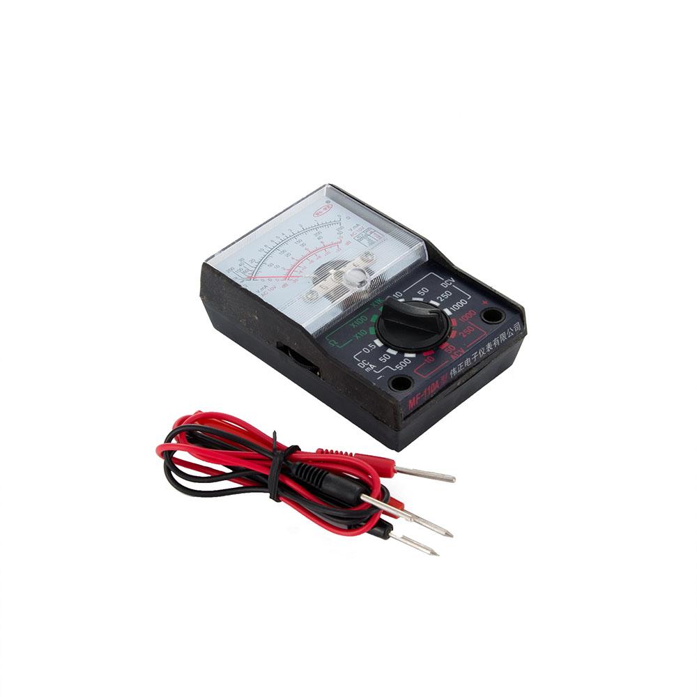 MF-110A Volt Tester Multi Tester DC/AC Voltmeter Multimeter DC/AC Current Meter Pointer Multimeter чорний
MF-110A Volt Tester Multi Tester DC/AC Voltmeter Multimeter DC/AC Current Meter Pointer Multimeter чорний