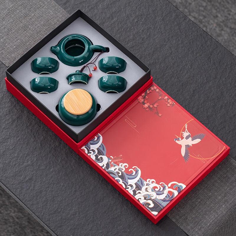 Chaxun Guochao Ceramic Kung Fu Tea Set
Chaxun Guochao Ceramic Kung Fu Tea Set