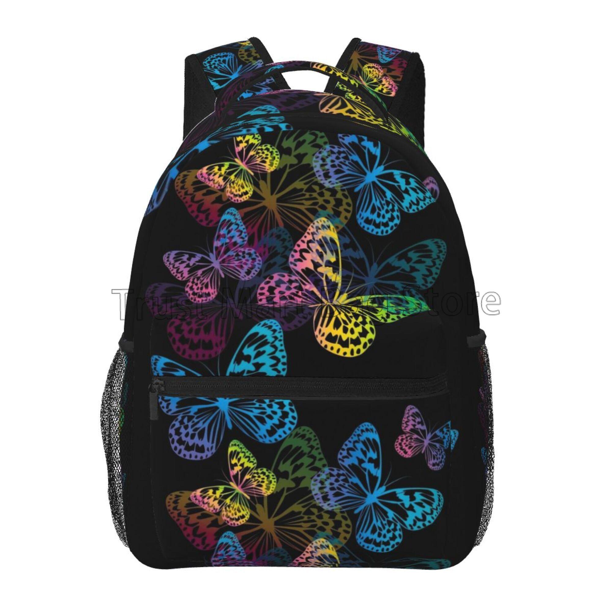 Butterfly Backpack Casual Canvas Backpacks Colorful Butterfly Bookbag Laptop Daypack for Toddler Teen Boys Girls Women Men Gifts
Butterfly Backpack Casual Canvas Backpacks Colorful Butterfly Bookbag Laptop Daypack for Toddler Teen Boys Girls Women Men Gifts