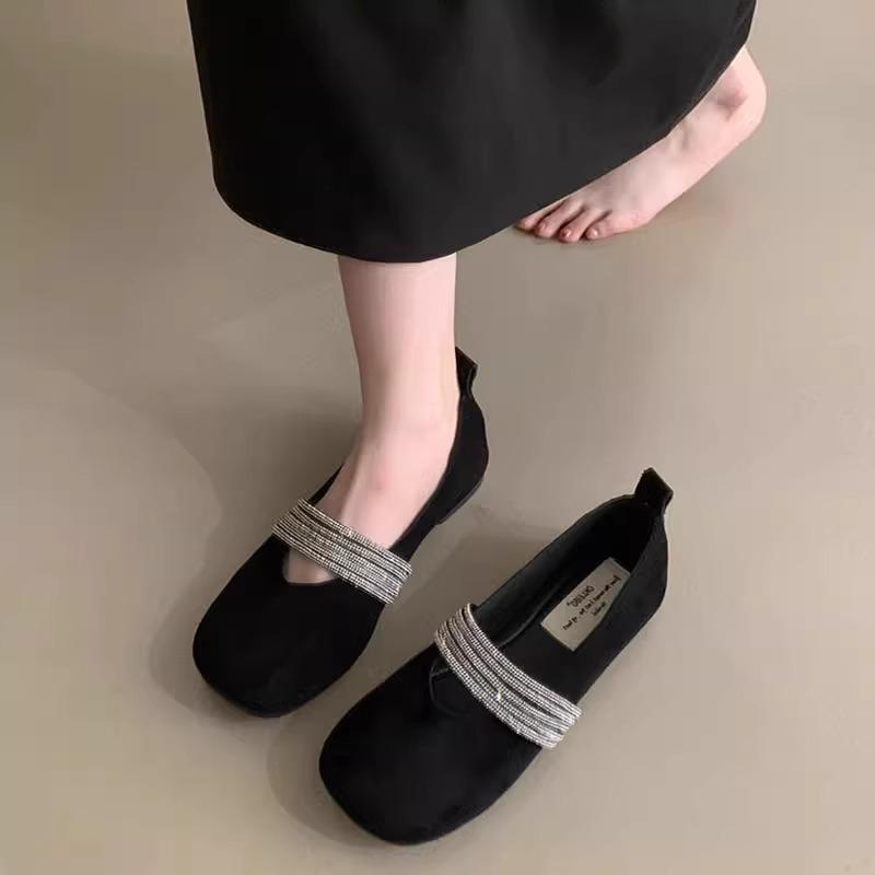 Fashion flat-bottom design single shoes 2025 new summer fairy style retro rhinestone Mary Jane ladyshoes 38
Fashion flat-bottom design single shoes 2025 new summer fairy style retro rhinestone Mary Jane ladyshoes 38