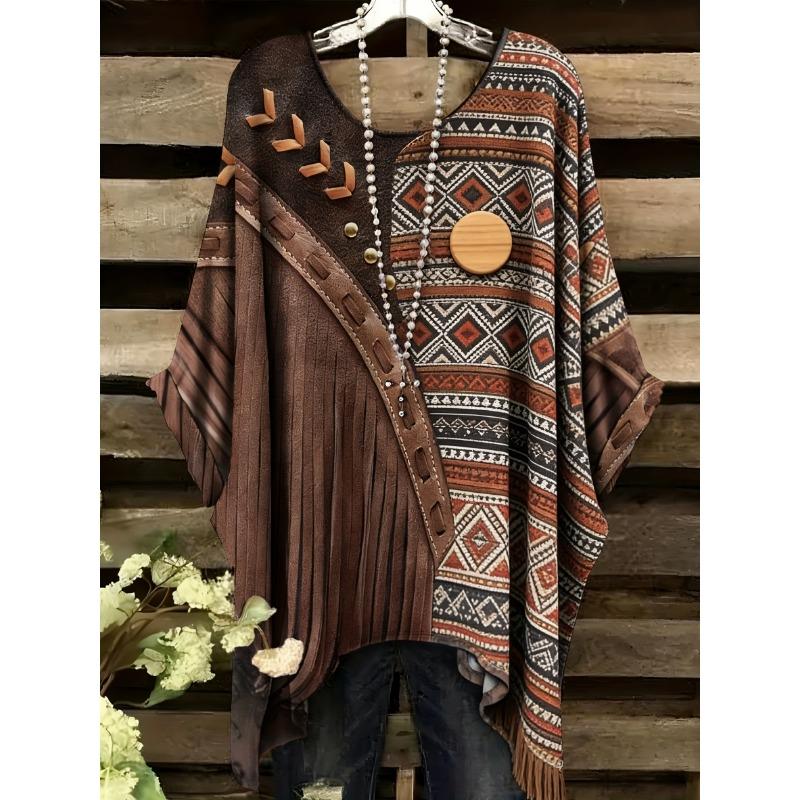 Summer Plus Size Women Tops Western Leather Pattern Print Round Neck Casual Elegant Tail Style Comfort T Shirts 5XL
Summer Plus Size Women Tops Western Leather Pattern Print Round Neck Casual Elegant Tail Style Comfort T Shirts 5XL