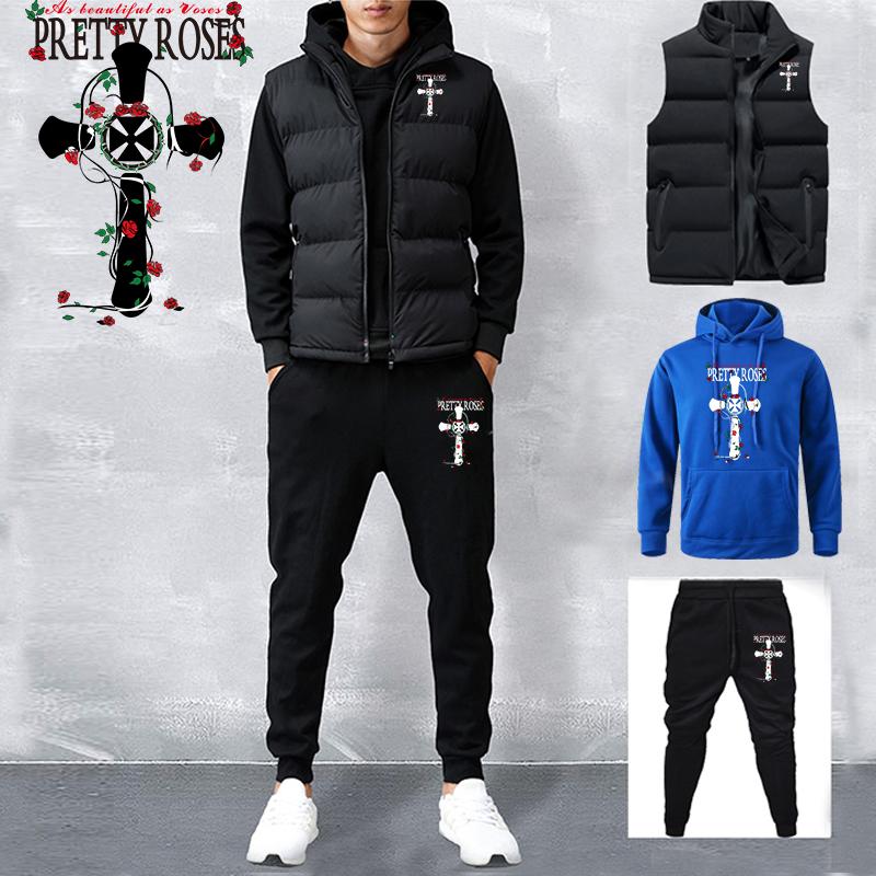 Men Women Autumn Winter Tracksuits Casual Jogger Set Cotton Vest Sweatpants Hoodie 3 Pieces Suit Male Sweatsuit Sports Suits S синій
Men Women Autumn Winter Tracksuits Casual Jogger Set Cotton Vest Sweatpants Hoodie 3 Pieces Suit Male Sweatsuit Sports Suits S синій