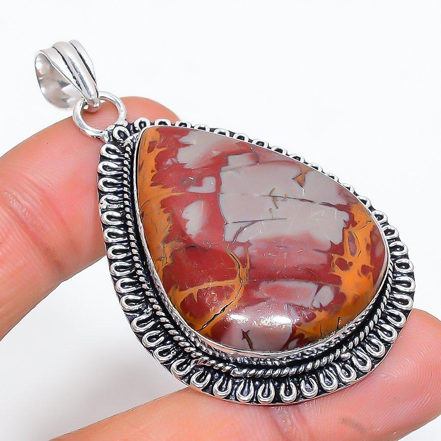 Подвеска ручной работы из стерлингового серебра 925 пробы с натуральным драгоценным камнем Норина Джаспер 2,29 дюйма S5k09
Подвеска ручной работы из стерлингового серебра 925 пробы с натуральным драгоценным камнем Норина Джаспер 2,29 дюйма S5k09