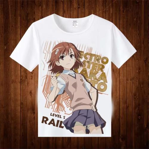 A Certain Scientific Railgun Japanese Anime Cartoon Misaka Mikoto Printed Short Sleeves Top Teewomen s Top Graphic T-shirt S
A Certain Scientific Railgun Japanese Anime Cartoon Misaka Mikoto Printed Short Sleeves Top Teewomen s Top Graphic T-shirt S