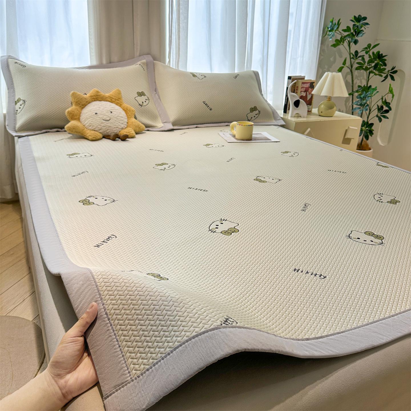 2026 Cartoon Jacquard Acetate Cooling Mat - Skin-Friendly, Comfortable, Antibacterial, Anti-Mite Bedding 90x200cm 2-piece set
2026 Cartoon Jacquard Acetate Cooling Mat - Skin-Friendly, Comfortable, Antibacterial, Anti-Mite Bedding 90x200cm 2-piece set