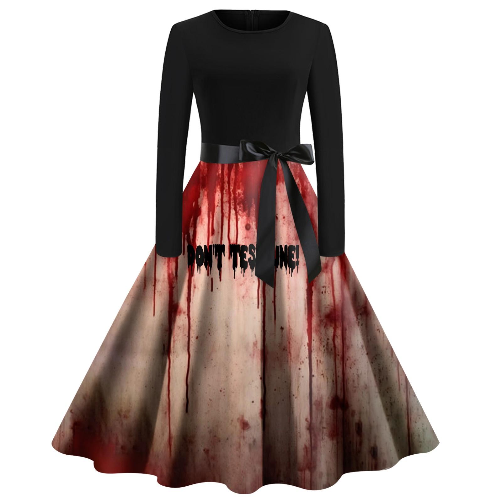 Женское платье с расклешенным принтом на Хэллоуин с длинным рукавом и круглым вырезом, вечерние повседневные платья S хаки
Женское платье с расклешенным принтом на Хэллоуин с длинным рукавом и круглым вырезом, вечерние повседневные платья S хаки