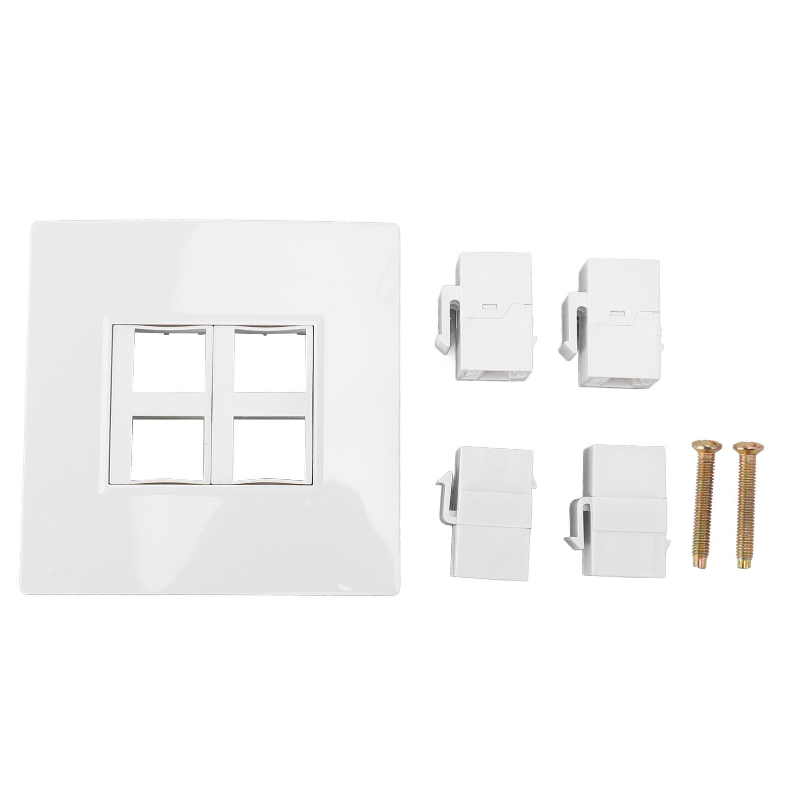 Cat6 HD Multimedia Interface Wall Plate Gigabit 4K HD Cable 4 Port Ethernet Wall Plate for
Cat6 HD Multimedia Interface Wall Plate Gigabit 4K HD Cable 4 Port Ethernet Wall Plate for