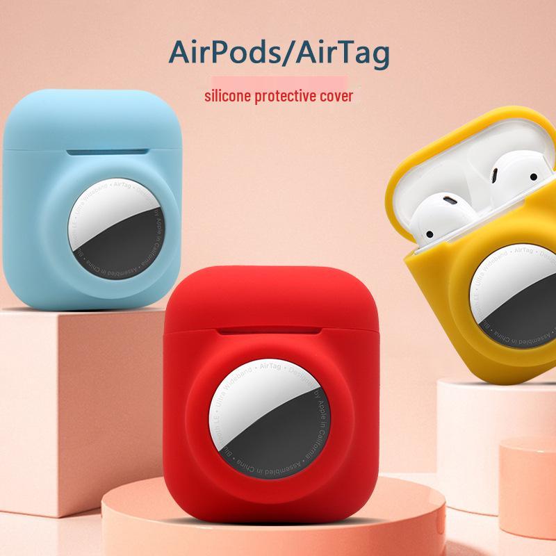 Liquid Silicone Protective Case for AirPods/AirTag: Compatible with 1st/2nd Gen and 3rd Gen Bluetooth Wireless Positioning AirPods 1/2/AirTag
Liquid Silicone Protective Case for AirPods/AirTag: Compatible with 1st/2nd Gen and 3rd Gen Bluetooth Wireless Positioning AirPods 1/2/AirTag