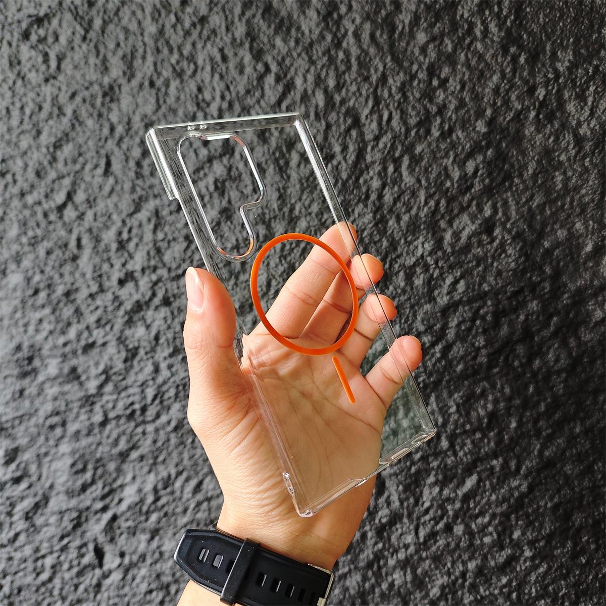 Transparent Strong Magnet Phone Case with Thin Ring for S25 Ultra/S24 FE - Solid Color, Trendy, and Protective Cover S25 Plus
Transparent Strong Magnet Phone Case with Thin Ring for S25 Ultra/S24 FE - Solid Color, Trendy, and Protective Cover S25 Plus