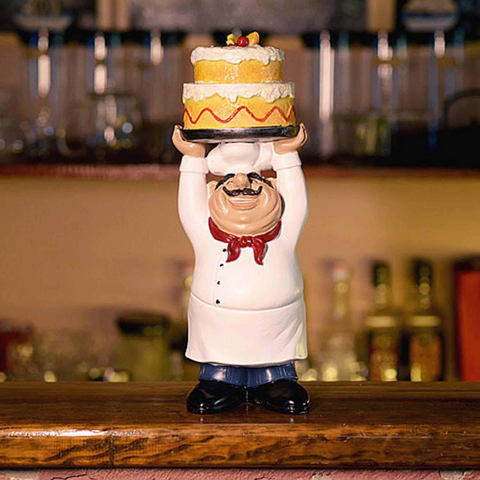 Chef Statue Desktop Ornament Art Crafts Sculpture Decorative Figurine for Bar Fireplace Cabinet
Chef Statue Desktop Ornament Art Crafts Sculpture Decorative Figurine for Bar Fireplace Cabinet