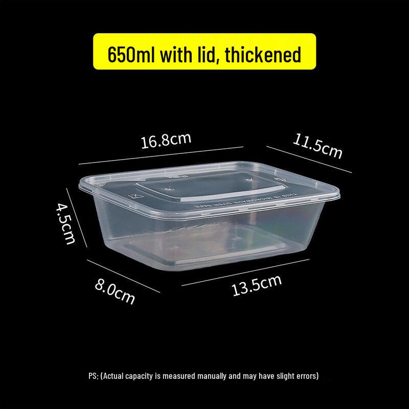 Disposable Rectangular Food Containers with Lids
Disposable Rectangular Food Containers with Lids
