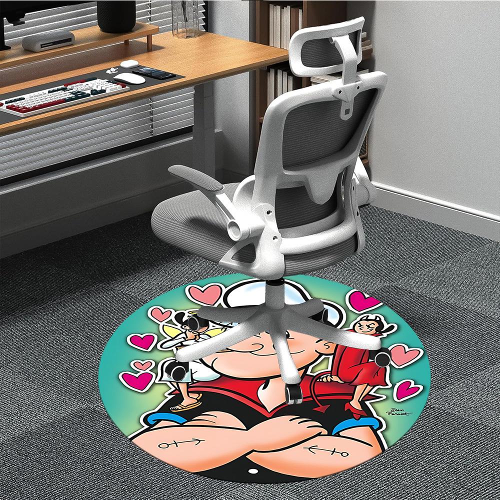 1pc Popeye Sailor Office Round Area Rug, Under Office Chairs Bedroom Living Room Home Decor, Room Decoa1016074 80cm by 80cm
1pc Popeye Sailor Office Round Area Rug, Under Office Chairs Bedroom Living Room Home Decor, Room Decoa1016074 80cm by 80cm