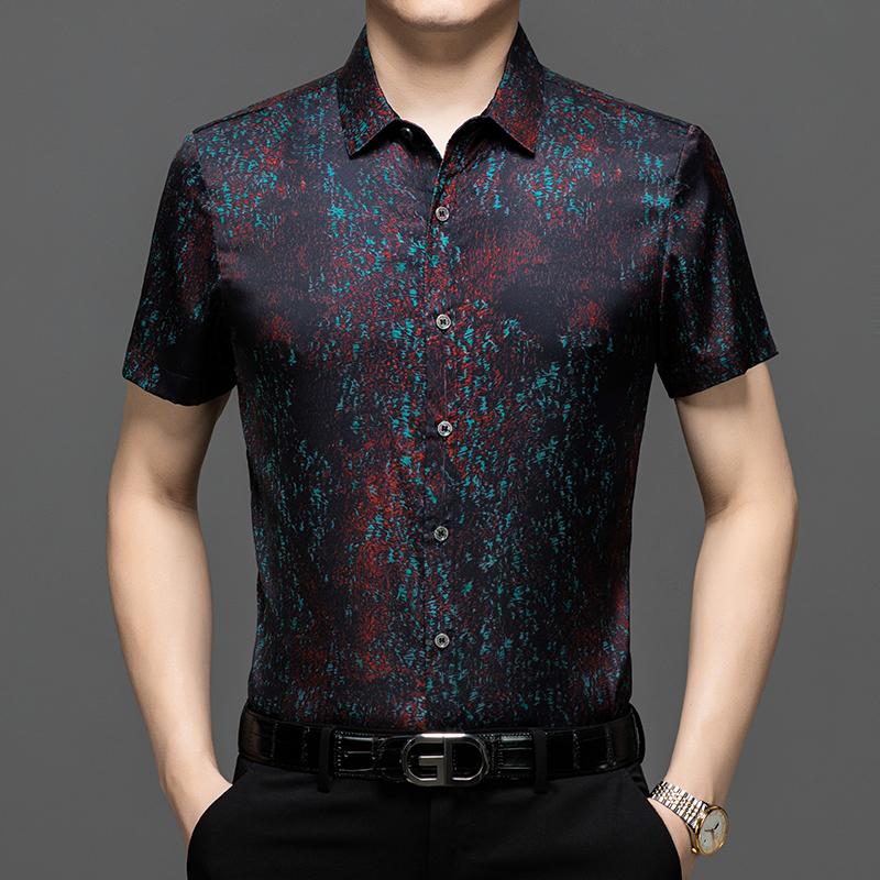 Men s Summer Hong Kong Style Loose Collar Top Men s Short Sleeved Shirt Men s Shirt XL
Men s Summer Hong Kong Style Loose Collar Top Men s Short Sleeved Shirt Men s Shirt XL