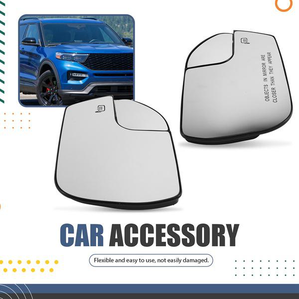 1 Pair Rearview Mirror Lenses - Plastic & Glass, Left & Right, Color: As Shown. None
1 Pair Rearview Mirror Lenses - Plastic & Glass, Left & Right, Color: As Shown. None
