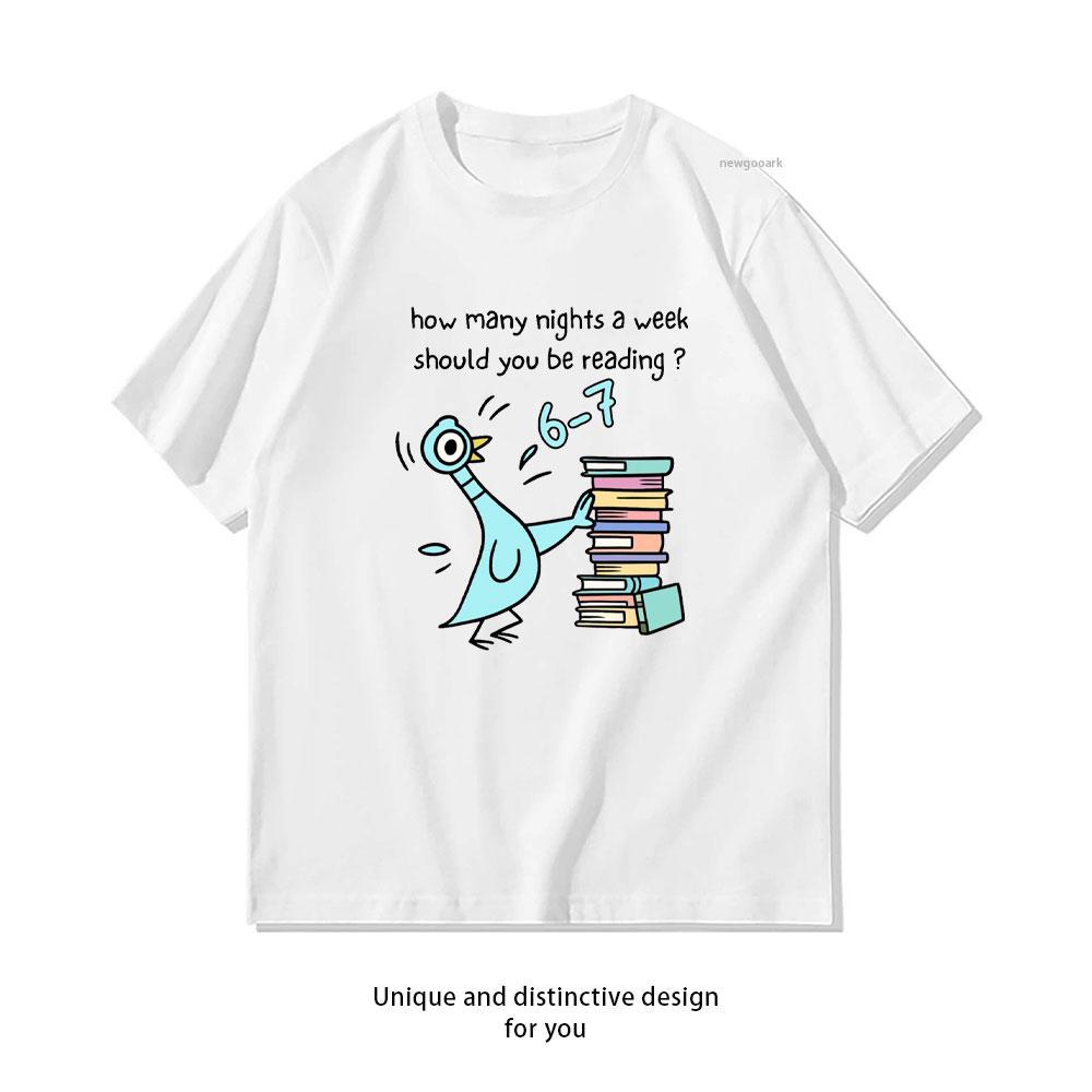 How Unisexy Nights A Week Should You Be Reading 67 Teacher TShirt Women Unisex Casual Cotton Graphic T Shirts Oneck Shirt S
How Unisexy Nights A Week Should You Be Reading 67 Teacher TShirt Women Unisex Casual Cotton Graphic T Shirts Oneck Shirt S