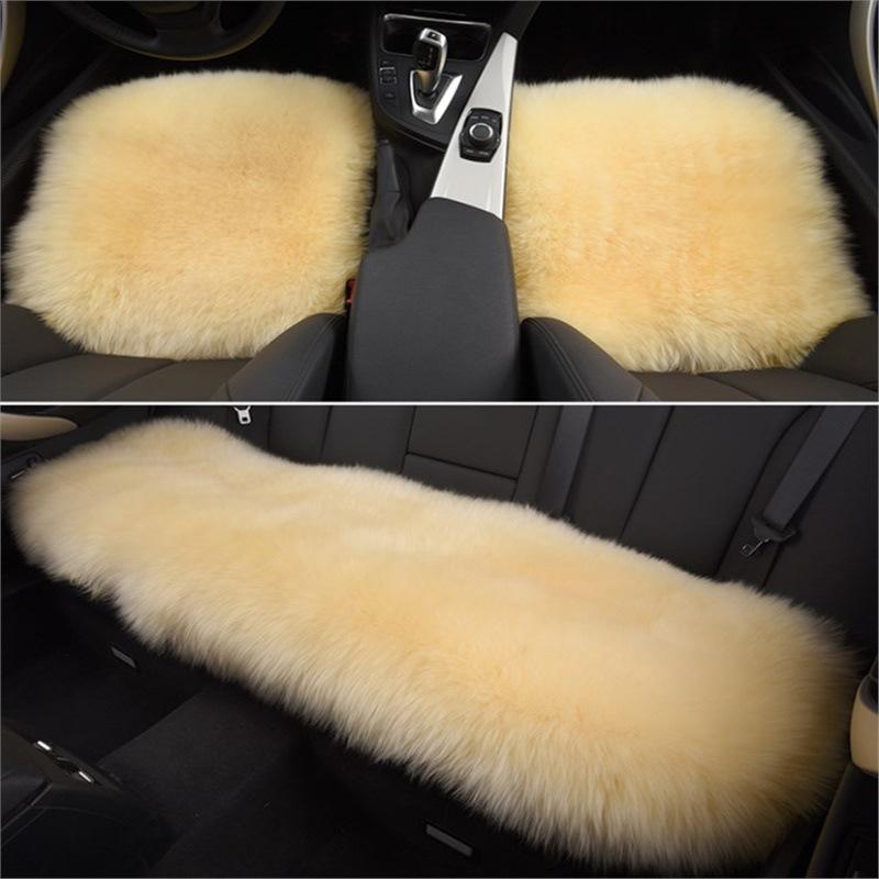 Universal Winter Wool & Leather Car Seat Cushion Set - 3-Piece Fur Pad for Seat and Rear Row (No Backrest) Standard
Universal Winter Wool & Leather Car Seat Cushion Set - 3-Piece Fur Pad for Seat and Rear Row (No Backrest) Standard
