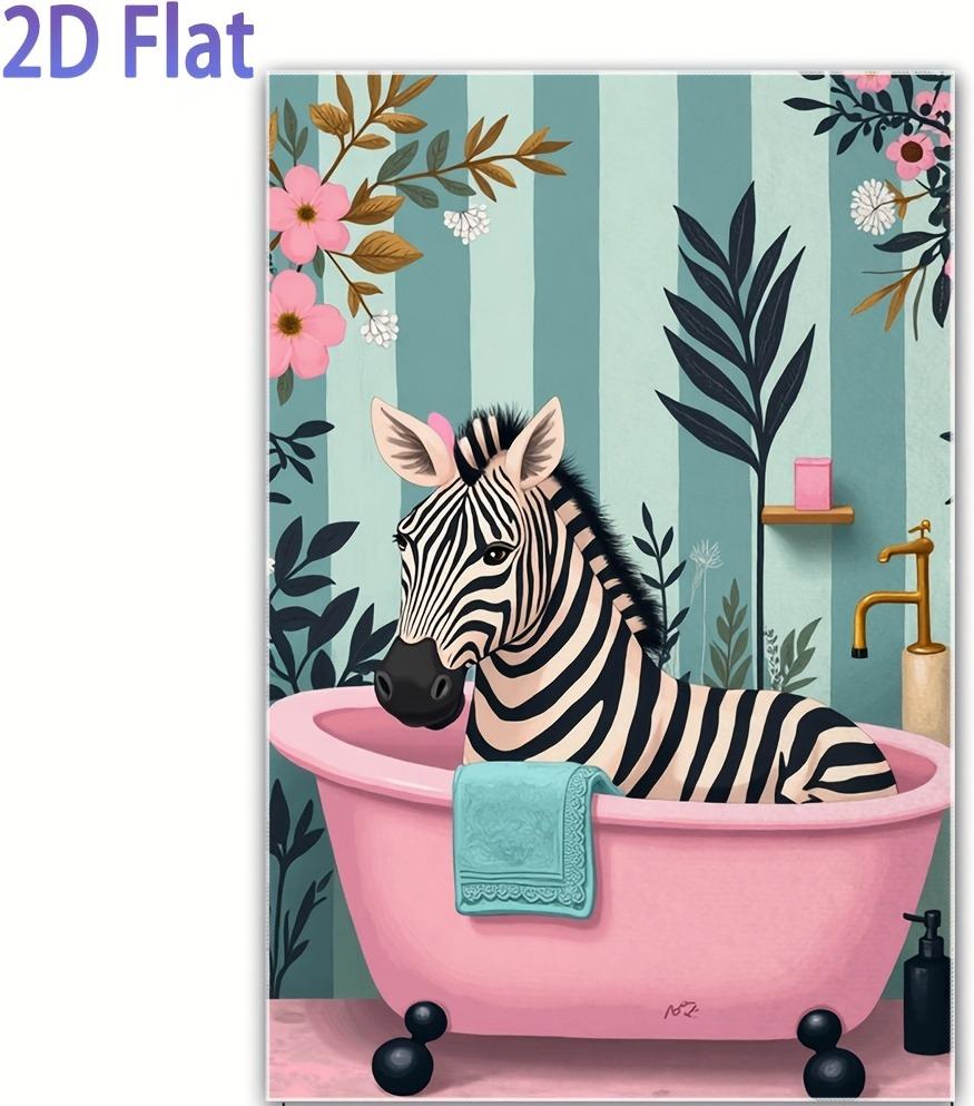 Cute Zebra in Bathtub Print Bath Towel Whimsical Animal Pattern Soft Microfiber Towel for Bathroom Beach Travel Funny Hand Towel W30*H60(CM)
Cute Zebra in Bathtub Print Bath Towel Whimsical Animal Pattern Soft Microfiber Towel for Bathroom Beach Travel Funny Hand Towel W30*H60(CM)