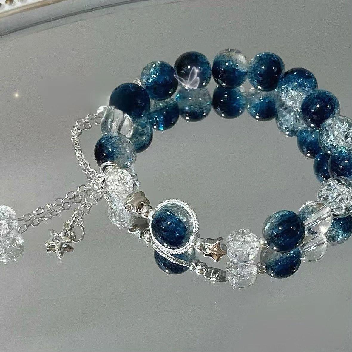 Flowing Moon Galaxy Galaxy Drowning Bracelet Female Star Design ins Niche White Sweet Bracelet
Flowing Moon Galaxy Galaxy Drowning Bracelet Female Star Design ins Niche White Sweet Bracelet