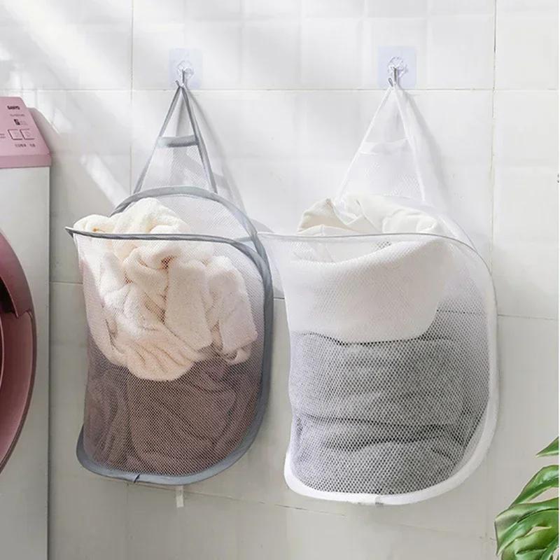 Foldable Hanging Net Storage Bag Portable Laundry Basket Wall Mounted Dirty Clothes Mesh Basket Closet Organizer Laundry Hamper белый
Foldable Hanging Net Storage Bag Portable Laundry Basket Wall Mounted Dirty Clothes Mesh Basket Closet Organizer Laundry Hamper белый