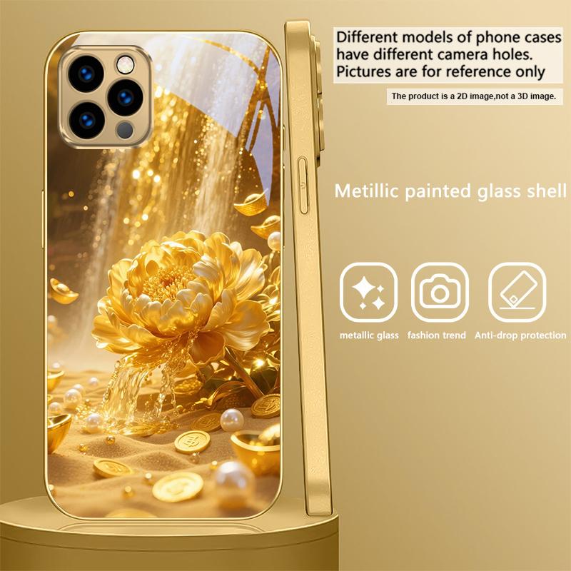 Золотой цветок пиона жемчуг Для IPhone 17Pro Max 16 17 Pro 15 Pro 14 13 Plus 12 Mini 11Pro Max XR 16E Air Золотой стеклянный чехол для телефона iPhone Air
Золотой цветок пиона жемчуг Для IPhone 17Pro Max 16 17 Pro 15 Pro 14 13 Plus 12 Mini 11Pro Max XR 16E Air Золотой стеклянный чехол для телефона iPhone Air